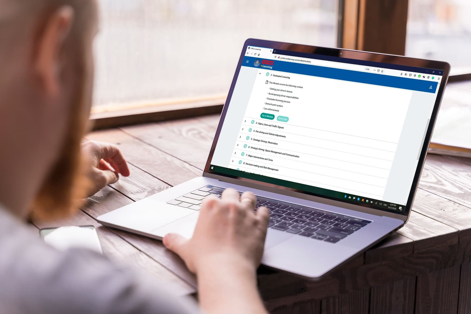 CARS Learning course content slide 1